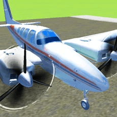 机场起飞之3D模拟飞行游戏